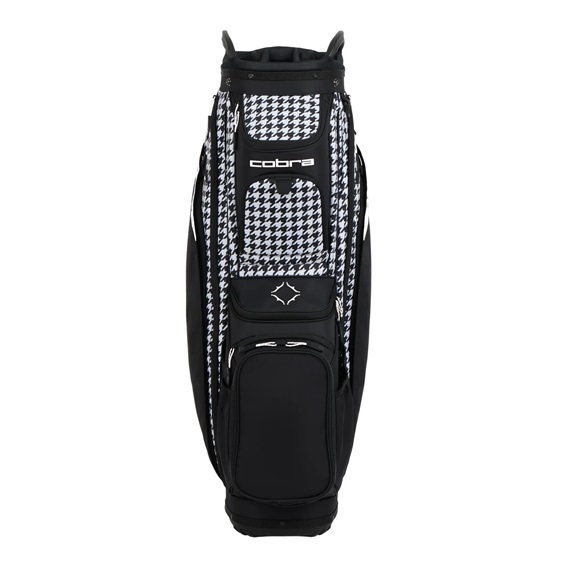 Cobra Ultralight 2 cart bag, houndstooth/melted carmel