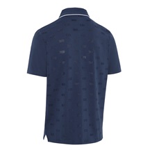 Callaway Mid Century Jacquard pánské polo, medieval blue