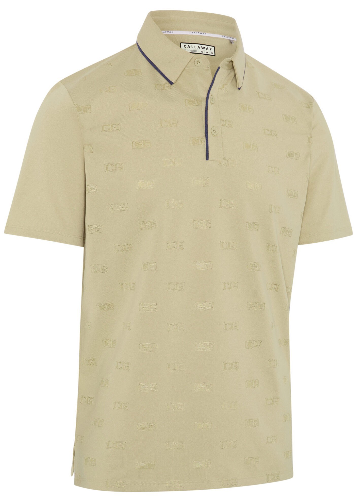 Callaway Mid Century Jacquard pánské polo, fields of rye