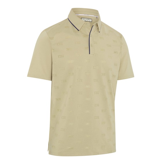 Callaway Mid Century Jacquard pánské polo, fields of rye