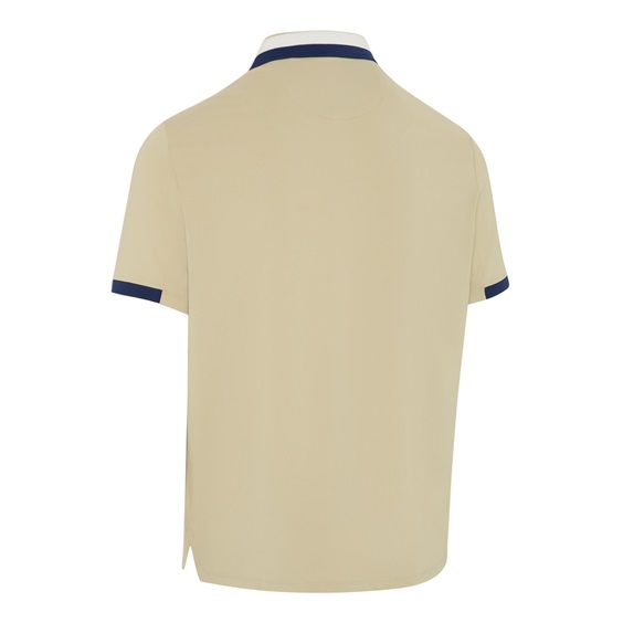 Callaway Mid Century Striped Rib Collar pánské polo, fields of rye