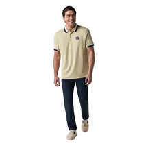 Callaway Mid Century Striped Rib Collar pánské polo, fields of rye
