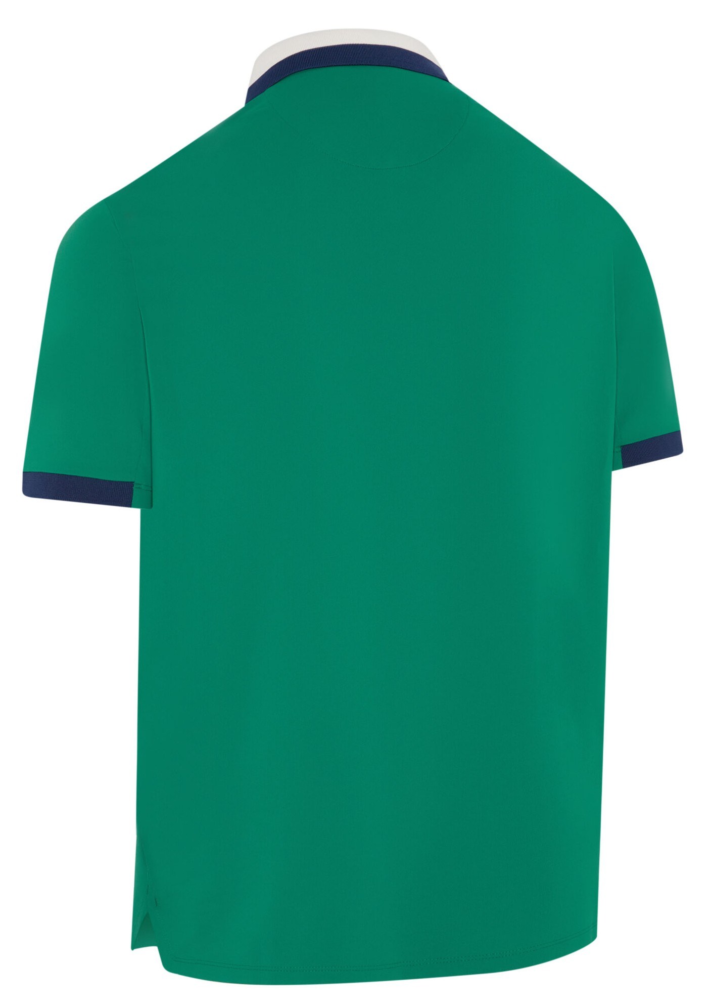 Callaway Mid Century Striped Rib Collar pánské polo, tidepool