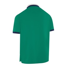 Callaway Mid Century Striped Rib Collar pánské polo, tidepool