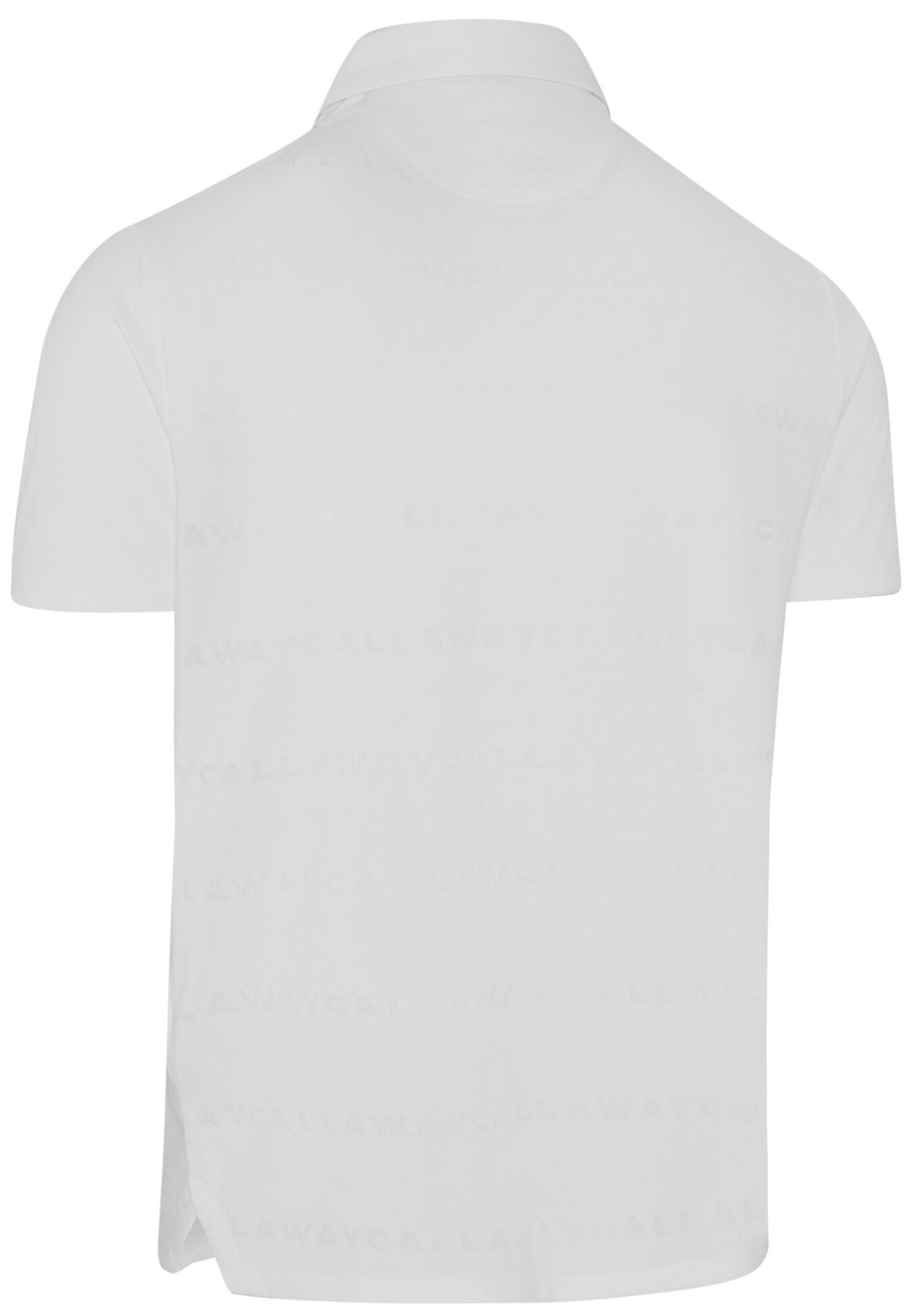 Callaway Mid Century Jacquard pánské polo, bílé