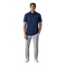 Callaway Mid Century Jacquard pánské polo, tmavě modré