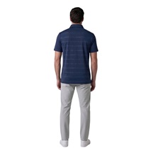 Callaway Mid Century Jacquard pánské polo, tmavě modré