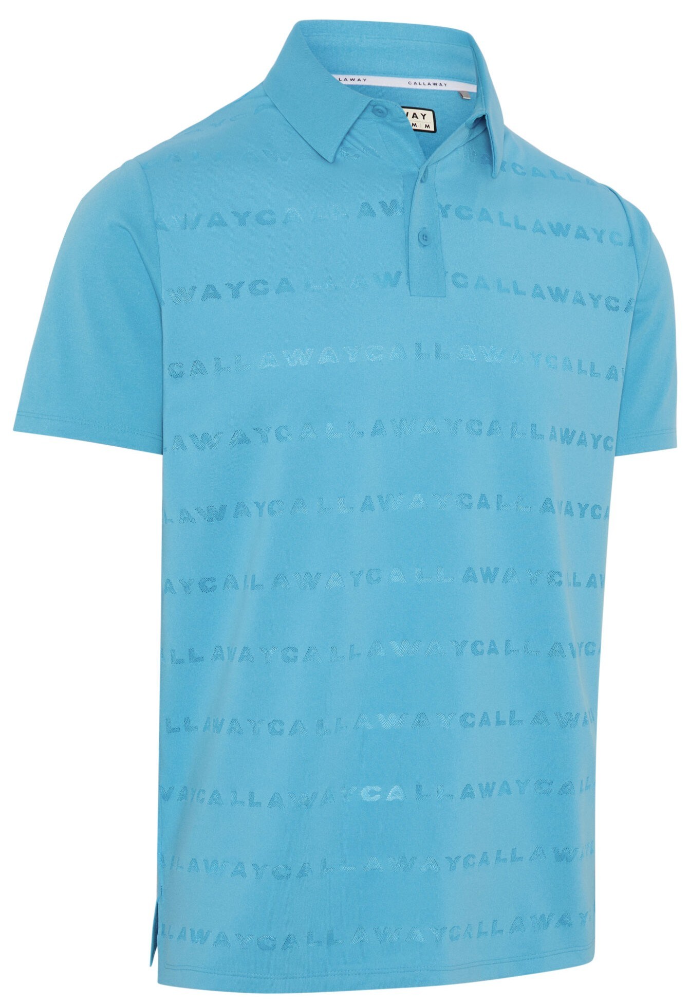 Callaway Mid Century Jacquard pánské polo, blue blossom