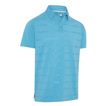 Callaway Mid Century Jacquard pánské polo, blue blossom