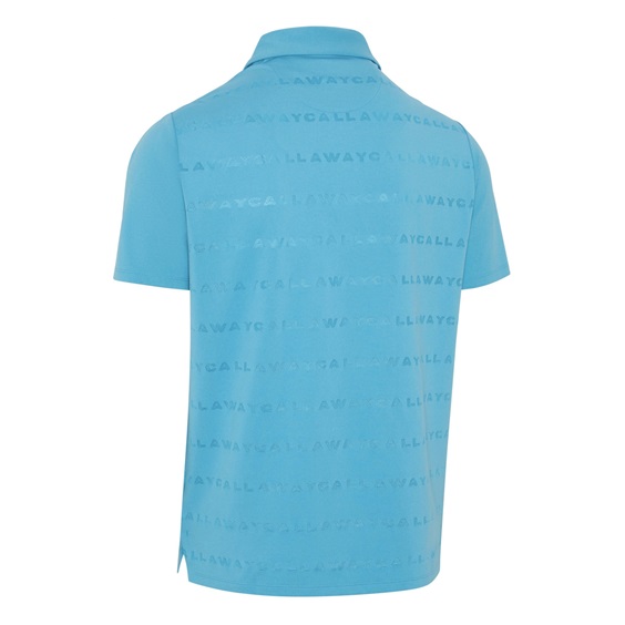 Callaway Mid Century Jacquard pánské polo, blue blossom