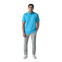 Callaway Mid Century Jacquard pánské polo, blue blossom
