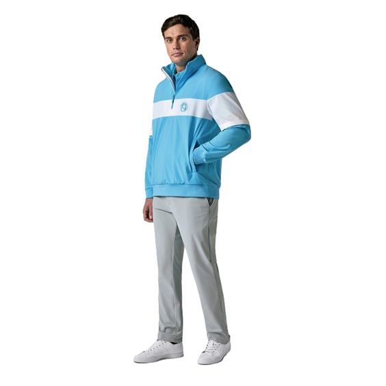 Callaway Modern Traveler Half Zip Convertible pánská bunda, blue bossom