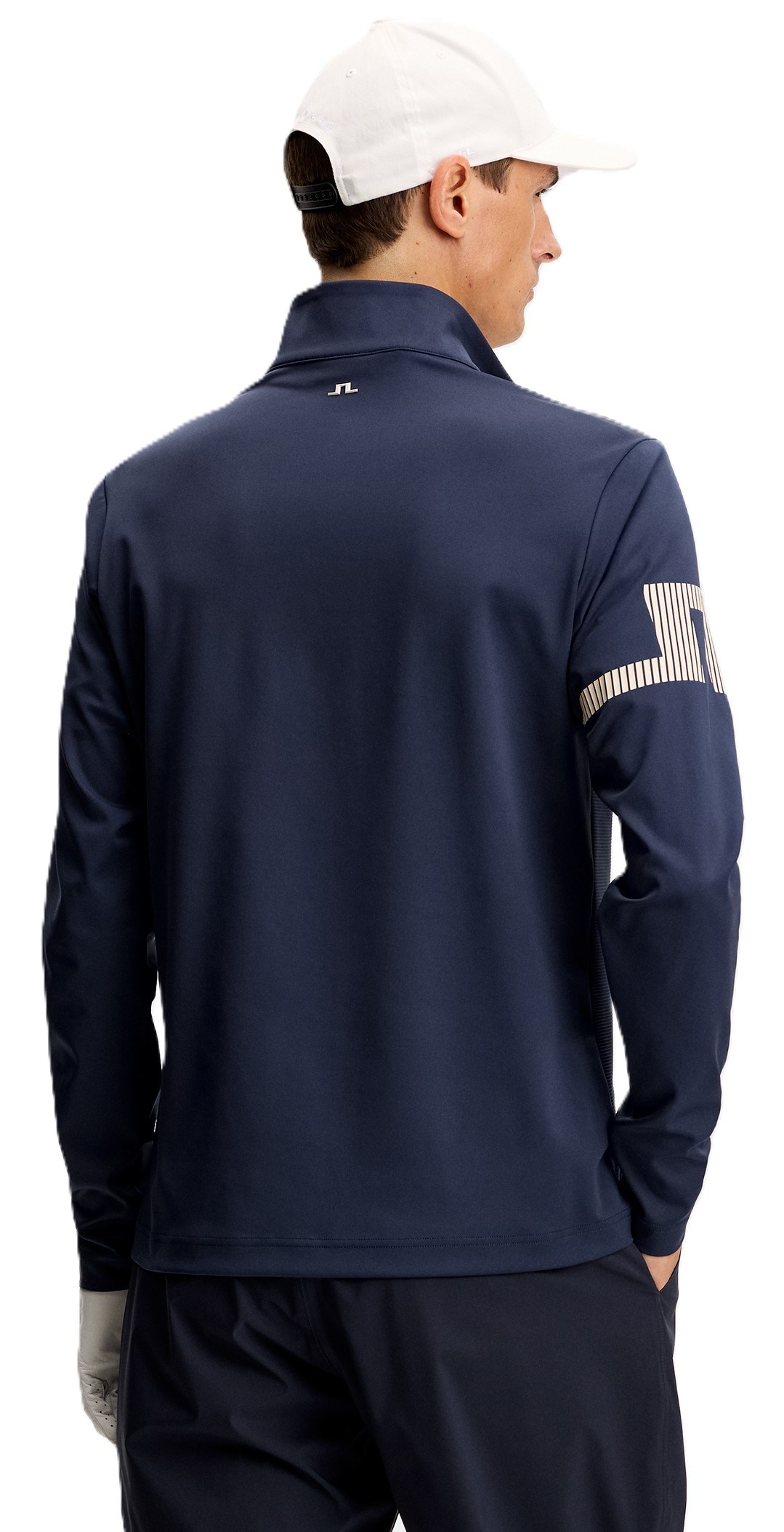 J.Lindeberg Heath Strike Mid Layer pánská mikina, JL Navy