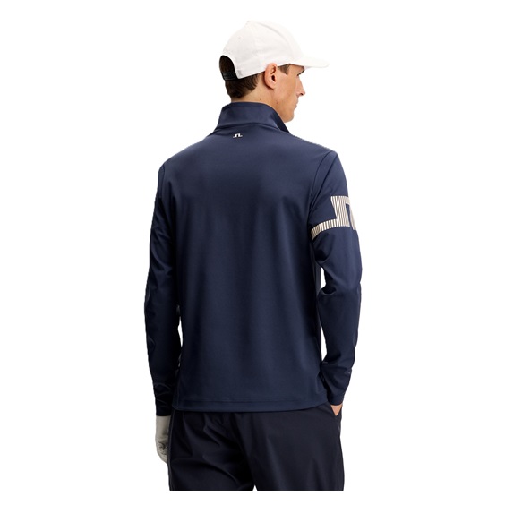 J.Lindeberg Heath Strike Mid Layer pánská mikina, JL Navy