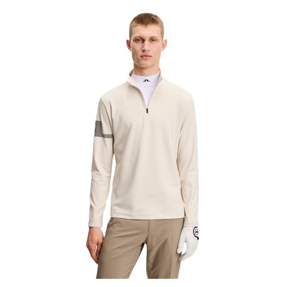 J.Lindeberg Heath Strike Mid Layer pánská mikina, moonbeam