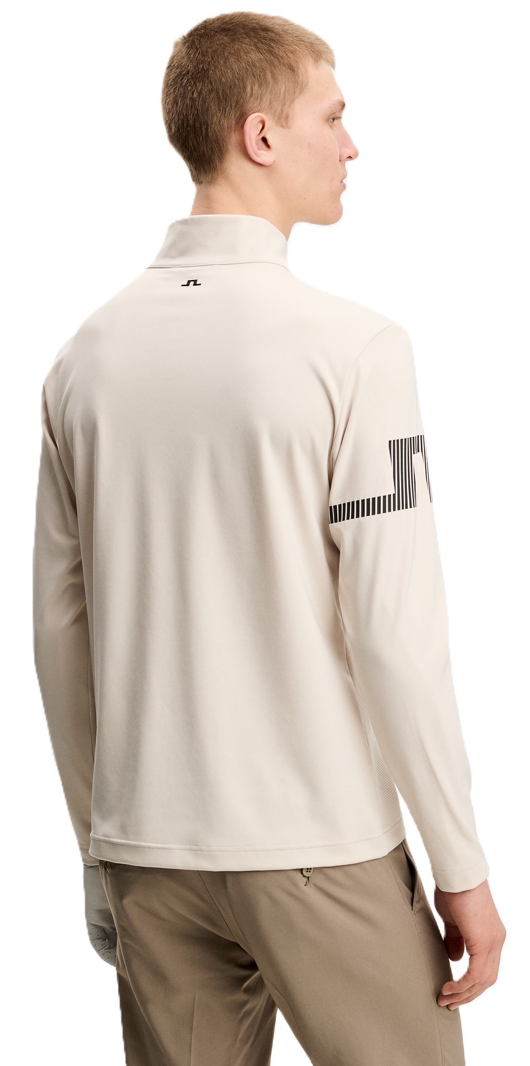 J.Lindeberg Heath Strike Mid Layer pánská mikina, moonbeam