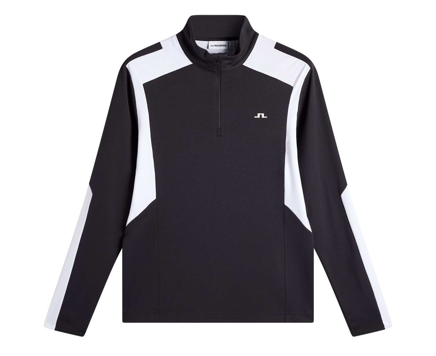 J.Lindeberg Lukas Quarter Zip Mid Layer pánská mikina, černá