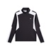 J.Lindeberg Lukas Quarter Zip Mid Layer pánská mikina, černá