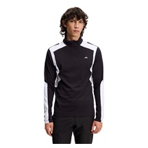 J.Lindeberg Lukas Quarter Zip Mid Layer pánská mikina, černá