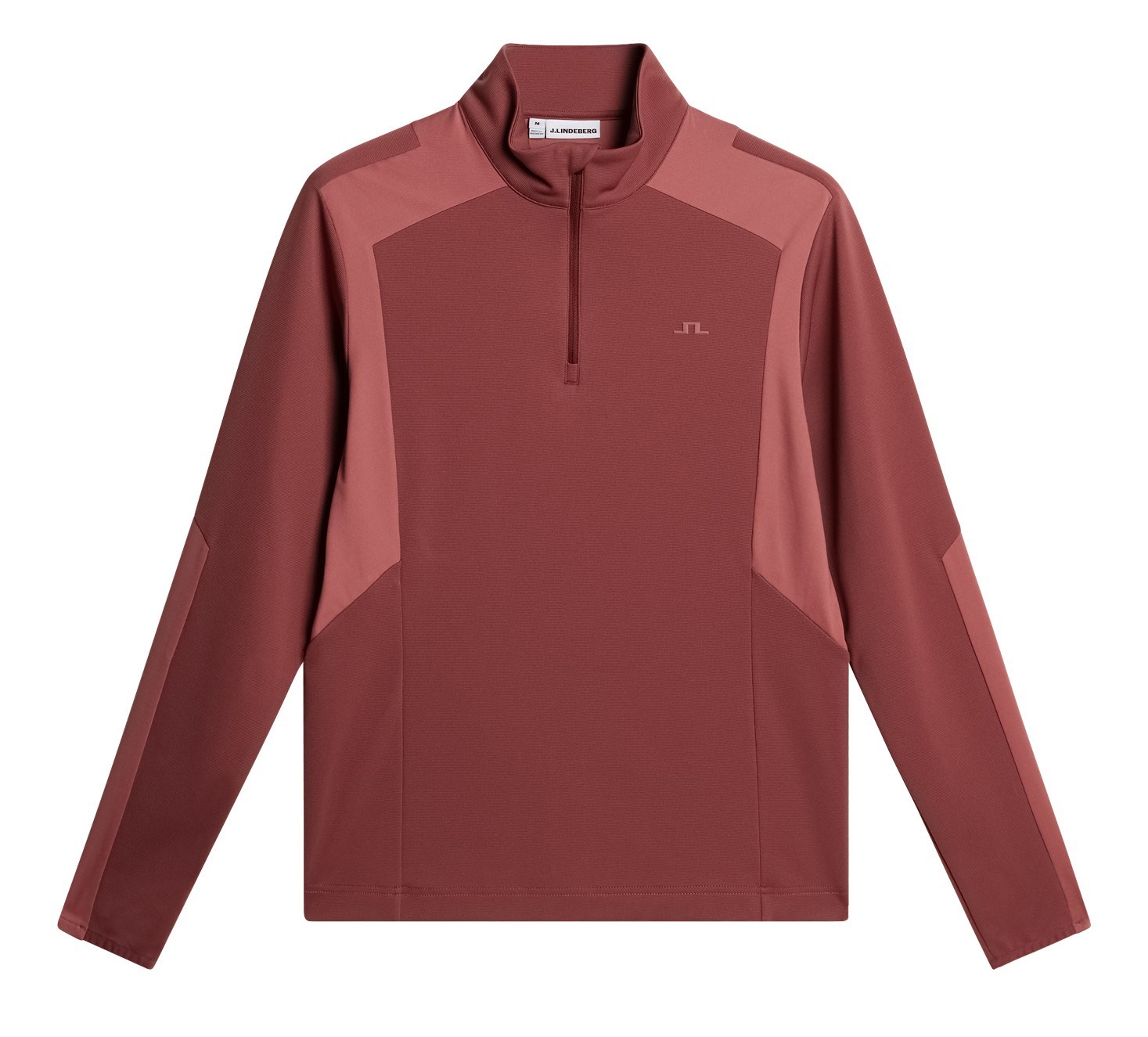 J.Lindeberg Lukas Quarter Zip Mid Layer pánská mikina, apple butter