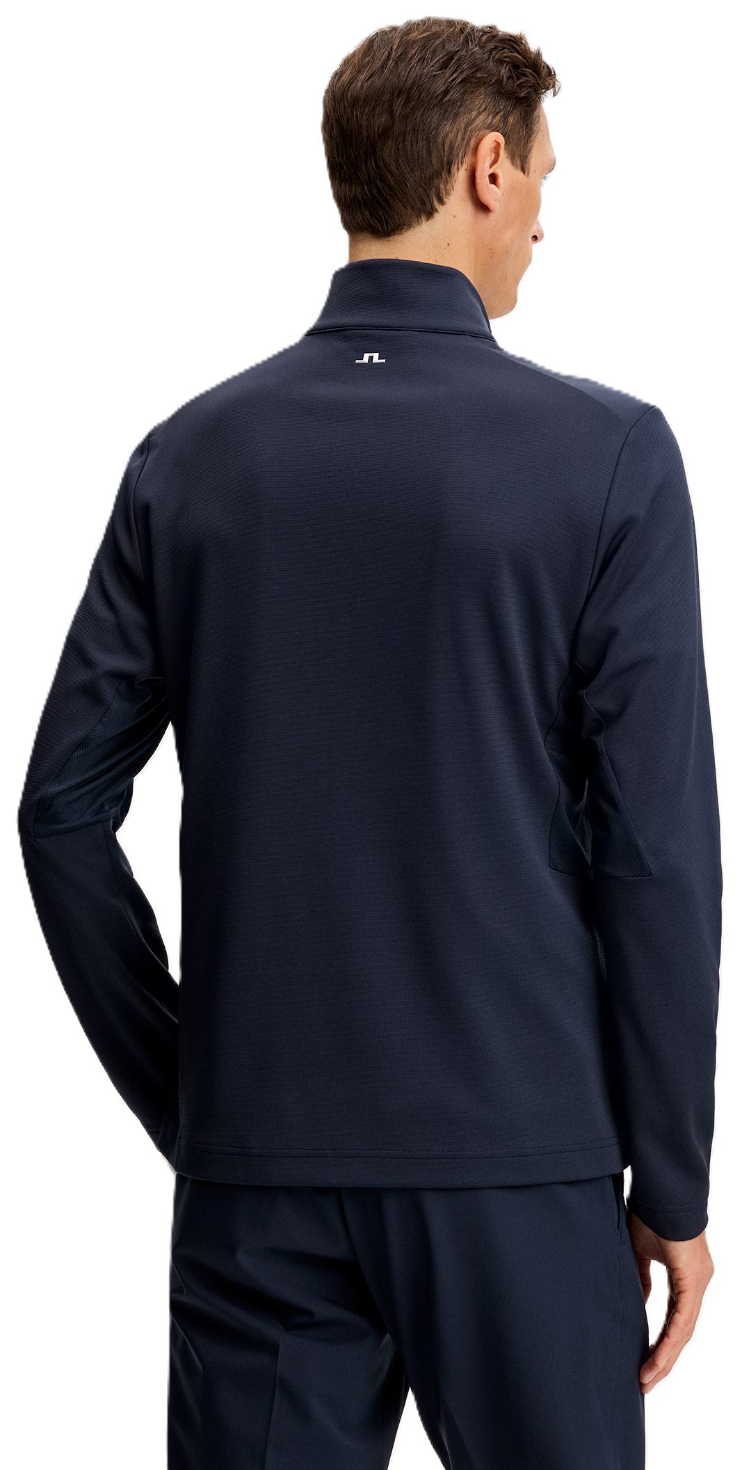 J.Lindeberg Leon Quarter Zip Mid Layer pánská mikina, JL navy
