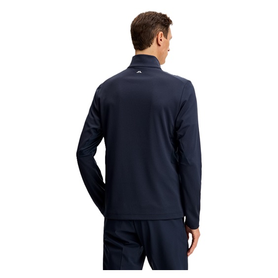 J.Lindeberg Leon Quarter Zip Mid Layer pánská mikina, JL navy