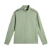 J.Lindeberg Leon Quarter Zip Mid Layer pánská mikina, hedge green