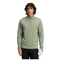 J.Lindeberg Leon Quarter Zip Mid Layer pánská mikina, hedge green