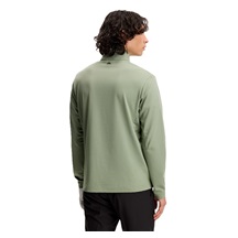 J.Lindeberg Leon Quarter Zip Mid Layer pánská mikina, hedge green