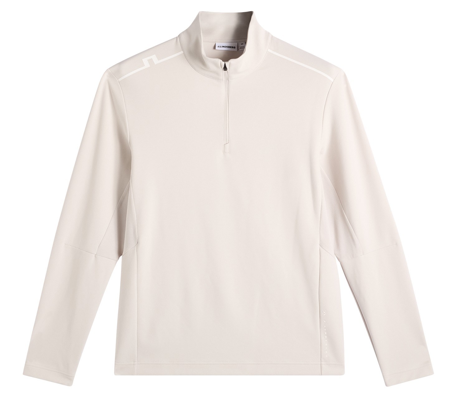 J.Lindeberg Leon Quarter Zip Mid Layer pánská mikina, moonbeam
