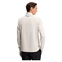 J.Lindeberg Leon Quarter Zip Mid Layer pánská mikina, moonbeam