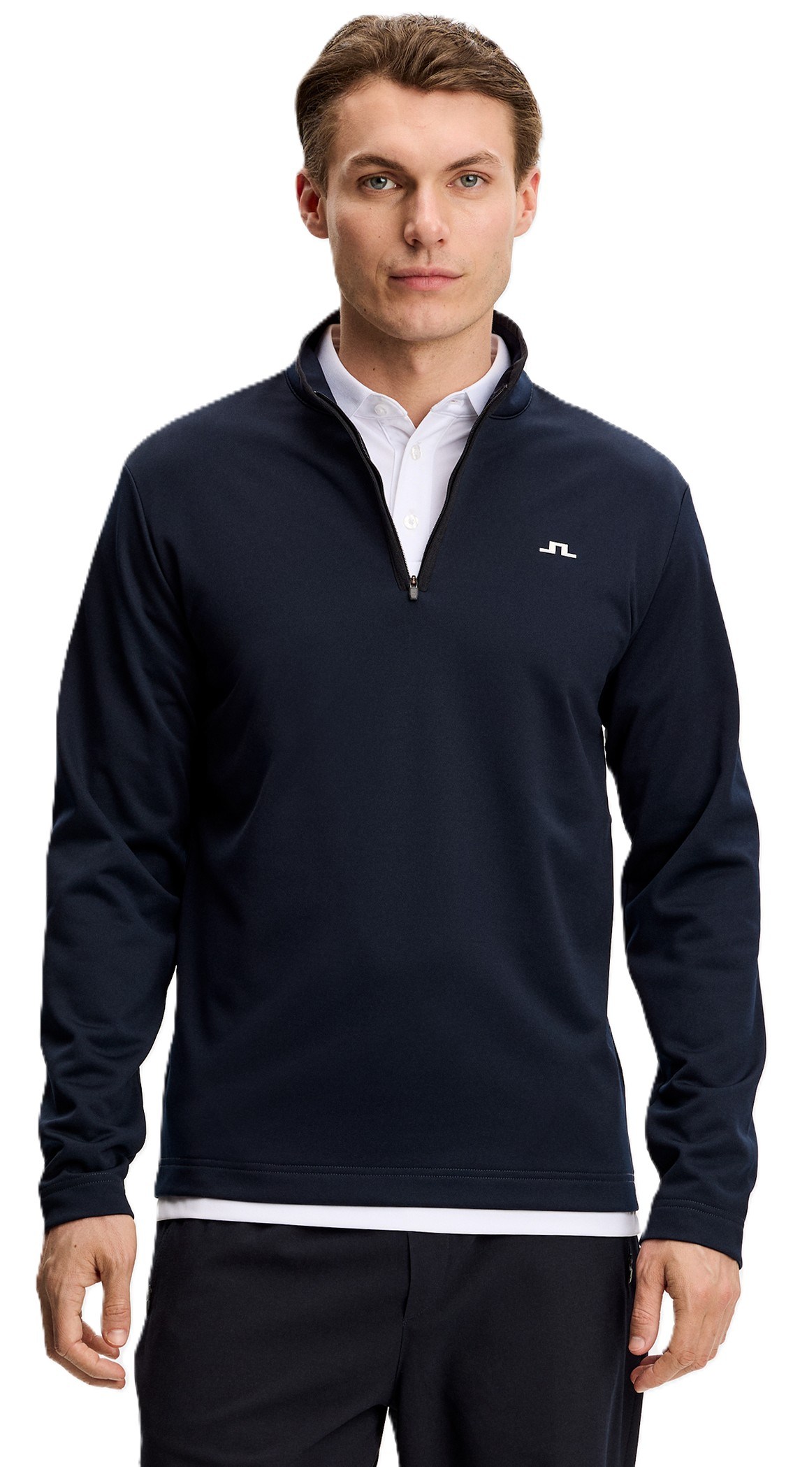 J.Lindeberg Clide Quarter Zip Mid Layer pánská mikina, JL Navy
