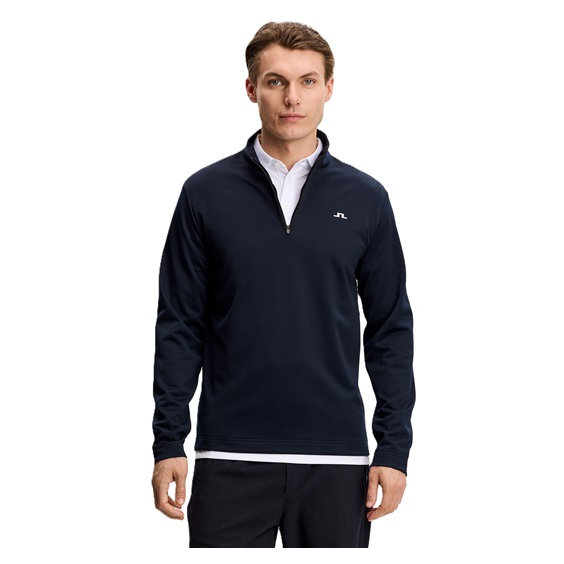 J.Lindeberg Clide Quarter Zip Mid Layer pánská mikina, JL Navy