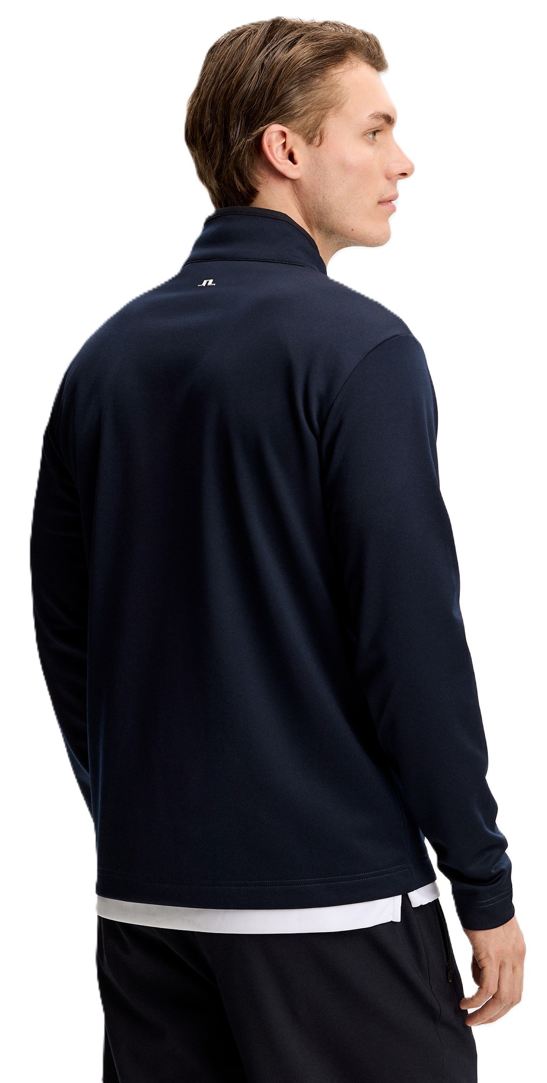 J.Lindeberg Clide Quarter Zip Mid Layer pánská mikina, JL Navy