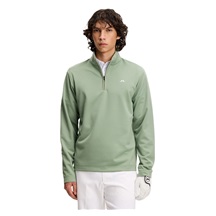 J.Lindeberg Clide Quarter Zip Mid Layer pánská mikina, hedge green