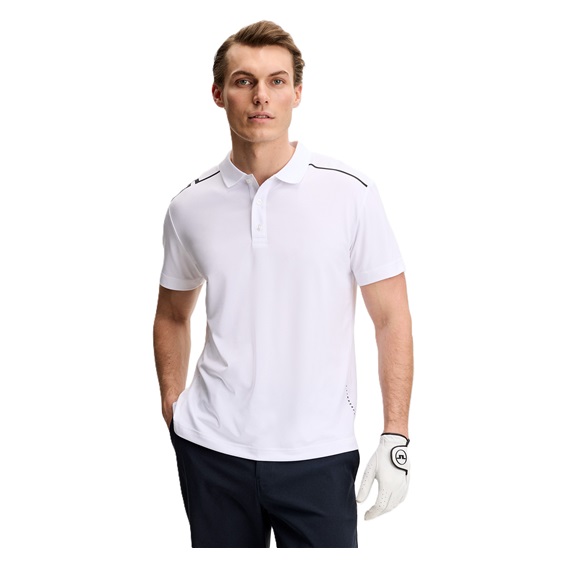 J.Lindeberg Lionel pánské polo, bílé