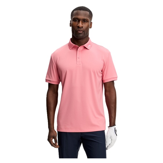 J.Lindeberg KV pánské polo, flamingo plume