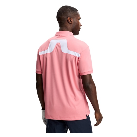 J.Lindeberg KV pánské polo, flamingo plume