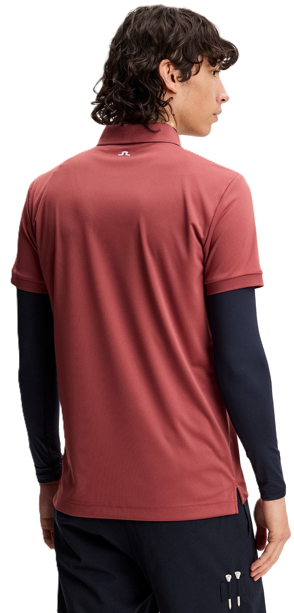 J.Lindeberg Tour Tech Slim Fit pánské polo, apple butter