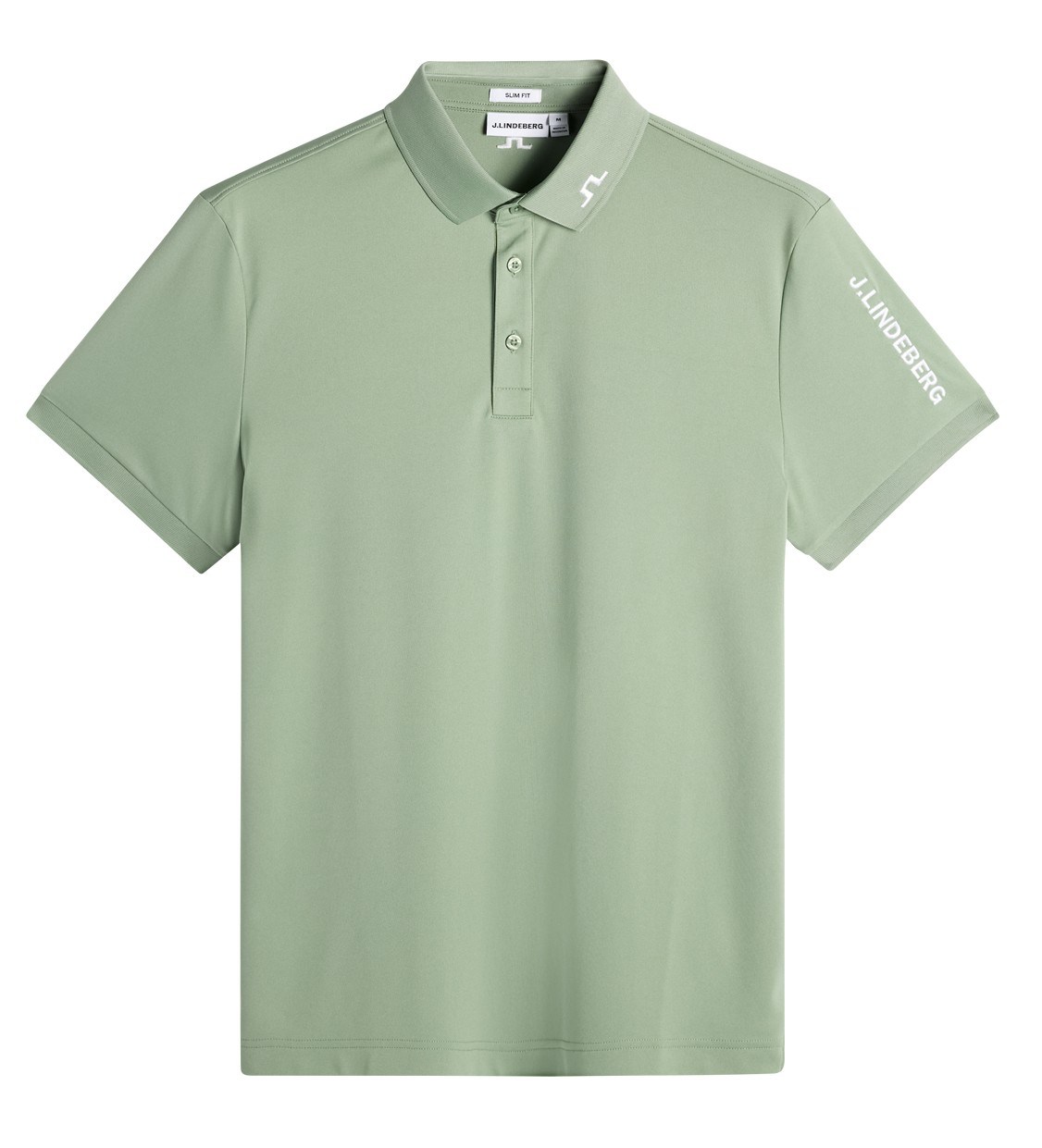 J.Lindeberg Tour Tech Slim Fit pánské polo, hedge green