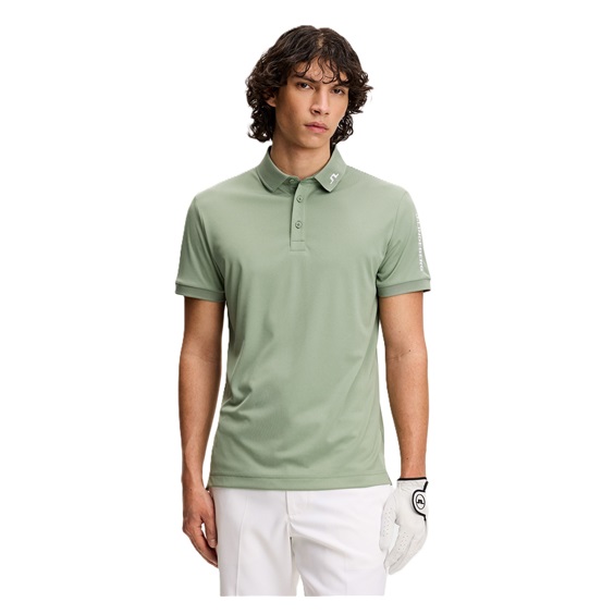 J.Lindeberg Tour Tech Slim Fit pánské polo, hedge green