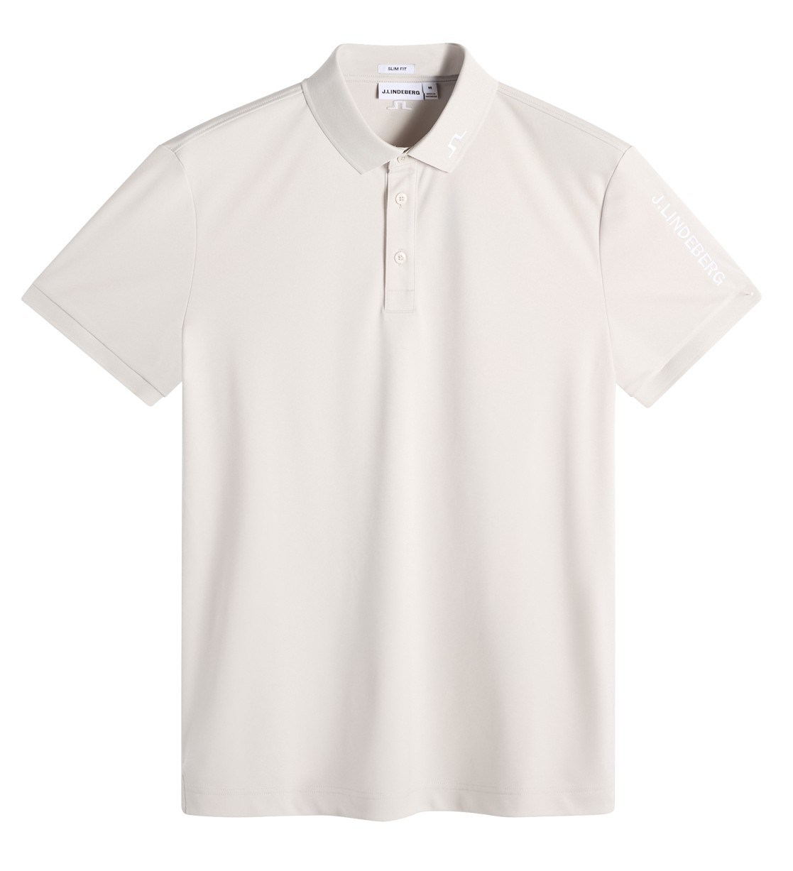 J.Lindeberg Tour Tech Slim Fit pánské polo, moonbeam