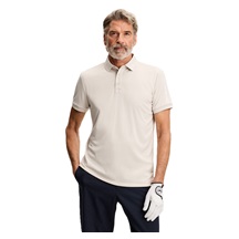 J.Lindeberg Tour Tech Slim Fit pánské polo, moonbeam
