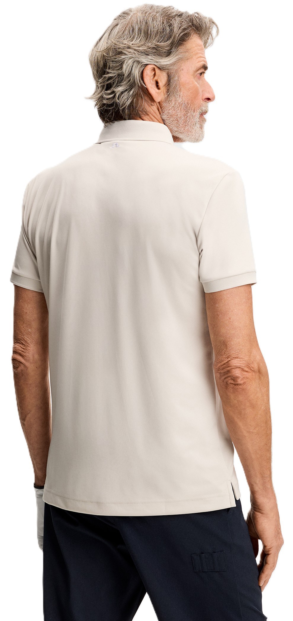 J.Lindeberg Tour Tech Slim Fit pánské polo, moonbeam