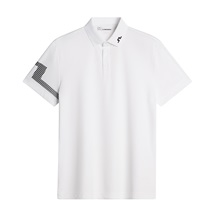 J.Lindeberg Heath pánské polo, bílé