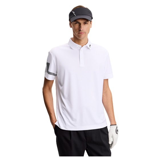 J.Lindeberg Heath pánské polo, bílé