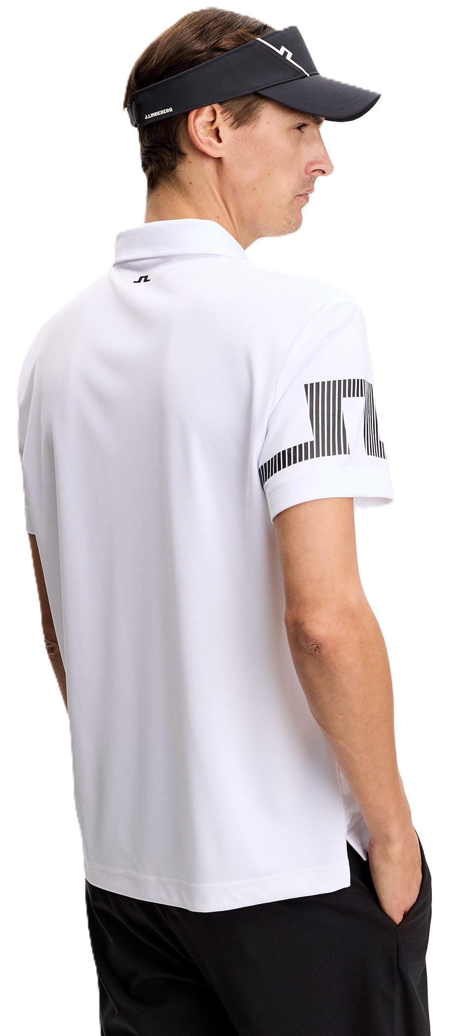 J.Lindeberg Heath pánské polo, bílé