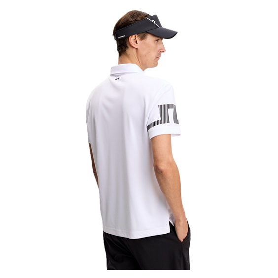 J.Lindeberg Heath pánské polo, bílé