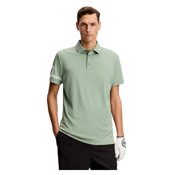 J.Lindeberg Heath pánské polo, hedge green