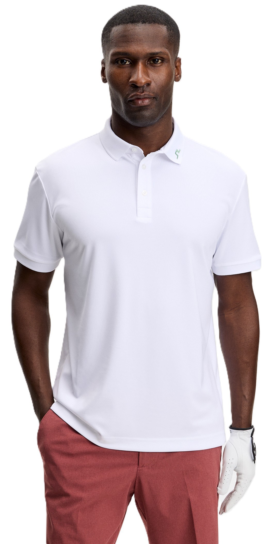 J.Lindeberg KV Print pánské polo, paradise hedge green